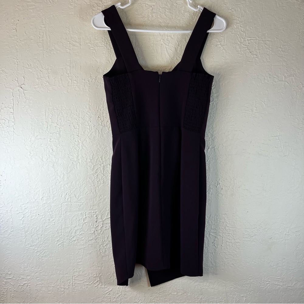 Amanda Uprichard Primrose Mini Dress in Black Cherry - Picture 8 of 13